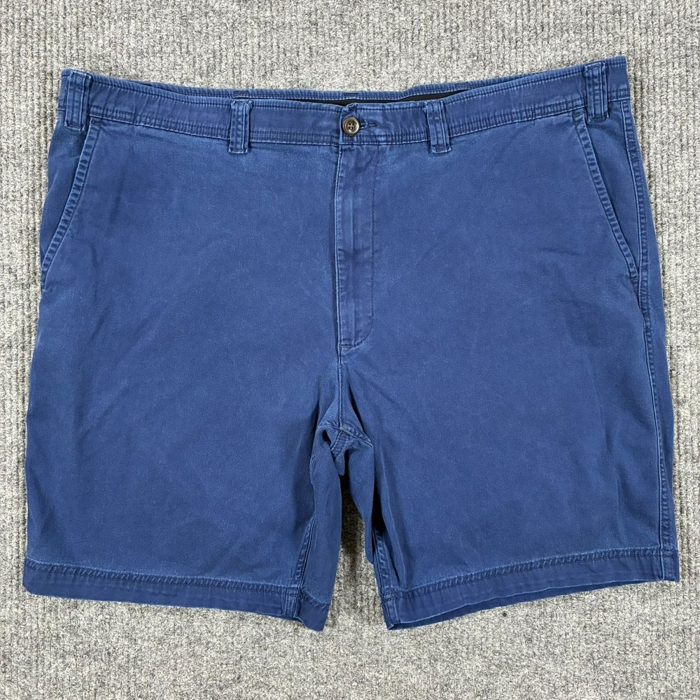 Foundry Supply Co Mens Size 50 Blue Chino Shorts Stretch Casual High Rise